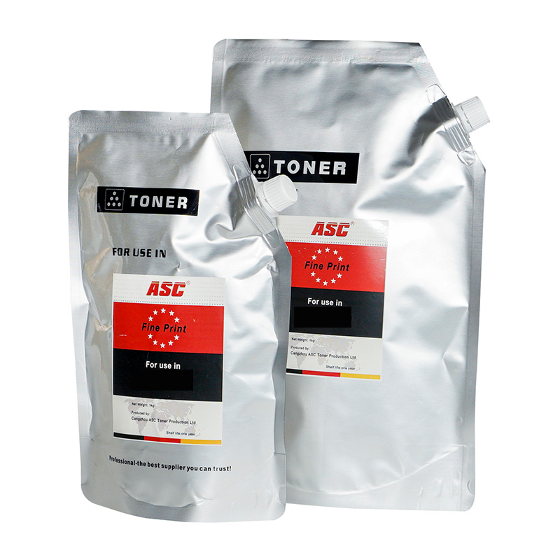Particle size distribution affects how evenly toner covers the image area