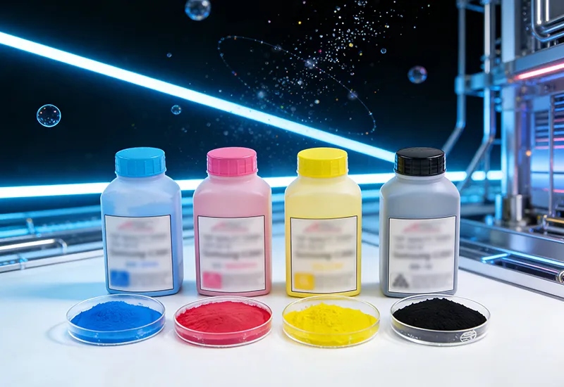 Toner must endure high fuser temperatures without degrading pigment quality or altering hue balance